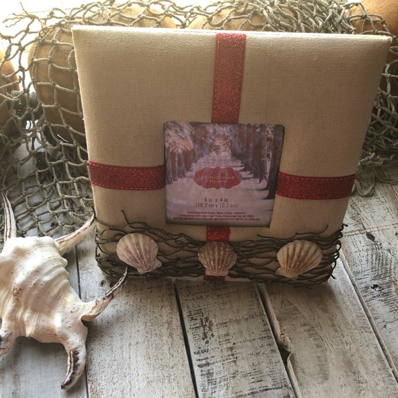Accents | Ooak Coastal Decor Sea Shell Picture Frame | Poshmark